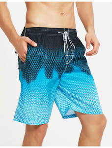 <span class=keywords><strong>Short</strong></span> de bain de surf à séchage rapide pour homme Pantalon de plage dégradé Spido Imprimé rayé Animal Maillot de bain grande taille Vêtements de plage 1 - Product Image 3