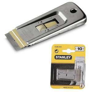 STANLEY - 1-11-515 Cuchillas de afeitar de un solo filo (paquete múltiple)-ACCESORIOS DE HERRAMIENTAS ELÉCTRICAS EAN 3253561115158 - Product Image 1