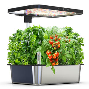 Smart Hydroponic Growing System with LED Plant <strong>Grow</strong> Light Indoor Herb Vegetable Cultivation <strong>Kit</strong> - Product Image 1