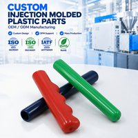 Poignées en plastique de précision OEM/ODM avec revêtement plastique, moulées par injection sur mesure, souples et plates, pour outils et équipements