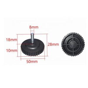 Tulead Thread Dia Plastic Feet <b>Adjustable</b> Felt Black Leveler Anti-Slip Leveling Fee - Product Image 1