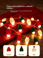 Guirlandes lumineuses de Noël LED, étanches IP44, alimentées par piles/USB/solaire, lumières décoratives clignotantes, 50000 heures