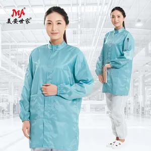 anti-static comfortable cleanroom esd clothes cleanroom antistatic suit cleaning uniforms dustproof workwear