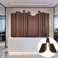 Panneaux muraux décoratifs en bambou rainuré 3D de 170 mm/120 mm, revêtement en charbon de bambou, panneaux en bois massif pour la façade de la maison, architecture