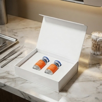 Boîtes en papier épais de luxe personnalisées pour flacons de peptides de 3 ml, 5 ml, 10 ml, emballage de flacons de recharge