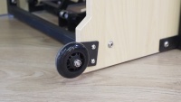 Chaise de Pilates en bois d'érable avec poignées en PU et ressorts pour fitness, yoga, musculation et équipement de réformateur