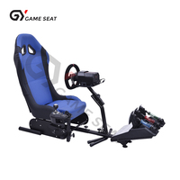 Siège de course réglable en cuir GY028, cockpit de jeu de course, simulateur de course pour Logitech G25, G27, G29, G920