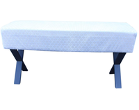 Pieds de table en acier inoxydable industriel poli miroir, taille personnalisable, toutes les couleurs disponibles, pour café, salle à manger, restaurant