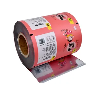 Custom Printed Plastic Bag Pvc Packaging Food Grade Plastic Film In Roll Package