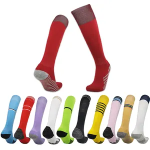 Custom Logo Grip Sports Long Sock New Style Pair Of Athletic Football Long Socks With Packaging Suppliers Soccer Sock