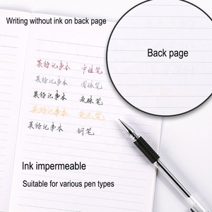 Livre en papier kraft à épaisseur multiple A5 Livre d'écriture de bureau <span class=keywords><strong>Simple</strong></span> Cute School Student Diary Notebook - Product Image 6