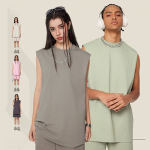 Conjunto Deportivo para Hombre S1525 Vintage Transpirable, Pantalones Cortos y Camiseta sin Mangas, Secado Rápido, 100% Algodón - Product Image 1