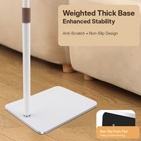 Support de sol stable et réglable en hauteur pour tablette, bras articulé rotatif à 360 degrés avec ressort, support de téléphone pour lecture au lit et appels vidéo