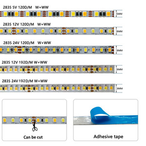 แถบไฟ LED แบบยืดหยุ่น COB ขนาด 8 มม. 5 มม. 10 มม. 12V 24V แรงดันต่ำ ติดตั้งง่ายด้วยกาวในตัว สำหรับตู้เสื้อผ้า ตู้โชว์ ตู้แสดงสินค้า - Product Image 6