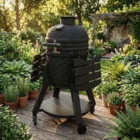 Barbecue Kamado AUPLEX 18/22 pouces en céramique, barbecue extérieur pour jardin, fumoir