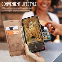 Caseme 0flip PU مع محفظة مغناطيسية ، 13 واقية لسامسونج غالاكسي S25 Edge S25 Ultra