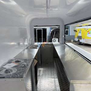 Chariot de nourriture en plein air shawarma/kiosque de nourriture de rue/chariots de café remorque de nourriture mobile - Product Image 5