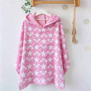 Serviettes <span class=keywords><strong>Poncho</strong></span> pour Enfants en Coton Premium 100% Personnalisables, Douces, Très Absorbantes, Coupe-Vent et Chaudes - Product Image 4