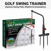Entraîneur de swing de golf pour débutants, support rotatif pour la pratique, aide à la posture de swing correcte, utilisation en intérieur et en extérieur