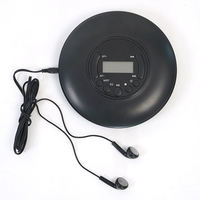 Lecteur CD portable de bonne qualité pour la maison, en forme ronde, avec Bluetooth, idéal pour les fêtes