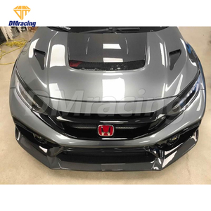 Pare-chocs avant en fibre de verre Style Vari Vrs pour <span class=keywords><strong>Honda</strong></span> <span class=keywords><strong>Civic</strong></span> <span class=keywords><strong>FK8</strong></span> Type <span class=keywords><strong>R</strong></span> Kits de carrosserie - Product Image 3