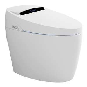 <span class=keywords><strong>Toilette</strong></span> intelligente pour la maison, entièrement automatique, en céramique, sans pression d'<span class=keywords><strong>eau</strong></span>, séchage intégré, chauffage instantané, commande vocale, mousse, autonettoyante - Product Image 5