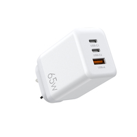 Chargeur rapide USB-C PD 65W avec prise AU 2C1A, adaptateur secteur mural 3 ports avec double Type-C et USB-A pour ordinateur portable, iPhone, iPad, tablette