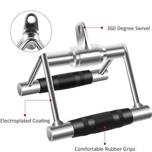 Accesorios para gimnasio Fitness, <span class=keywords><strong>barra</strong></span> desplegable, bíceps, fuerza de espalda, mango de entrenamiento, accesorio para máquina de Cable - Product Image 2