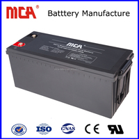 Batterie AGM scellée à cycle profond haute performance et haute efficacité 12V 150Ah pour voiturettes de golf, vélos électriques/trottinettes avec 1800Wh