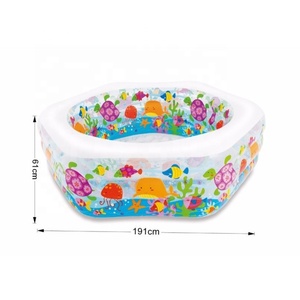 Intex 56493 Inflatable Outdoor Ocean Reef Portable Swimming <strong>Pool</strong> Kids Baby Swimming Outdoor <strong>Pool</strong> - Product Image 3