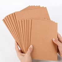 Cahier d'exercices personnalisé pour étudiants Cahiers en papier kraft Composition A4/5/6 Cahiers personnalisés