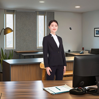JXKRSZF Vêtements administratifs confortables et doux en stock Pantalon de costume exécutif