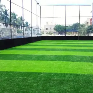 Atacado personalizado 50mm Anti-UV grama artificial futebol campo grama natural piso esportivo