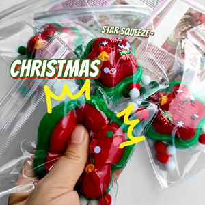 Giocattoli Squishy Natalizi Popolari all'Ingrosso: Babbo Natale, Alce e Pupazzo di Neve, Giocattoli Creativi Antistress Festivi - Product Image 3