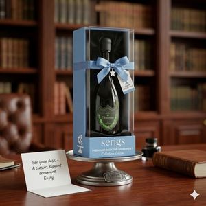 Humo Azul, Decoración de Mesa con Diseño en Forma de Champán y Accesorios, Regalo, Envío Rápido desde Almacén en la UE, Decoración para el Hogar - Product Image 2