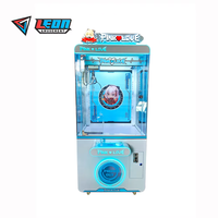 Vente chaude Commercial Coin Opération Personnalisable Rose Amour Arcade Jeu Divertissement En Peluche Jouet Poupée Vending Griffe Grue Machine