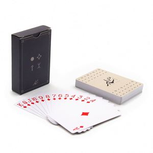 White New Pvc Thick Cut-Resistant Playing 54 Plastic <b>Poker</b> Deck of Cards - Product Image 3