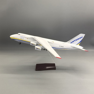 Modèle d'avion en résine Antonov Airlines AN-124 <span class=keywords><strong>Ruslan</strong></span>, avion cargo lourd, échelle 1/165, 42 cm, avec trains d'atterrissage - Product Image 3
