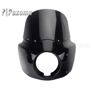 Carénage de phare de moto avec support pour Harley <span class=keywords><strong>Dyna</strong></span> 2006-2017 pour Harley <span class=keywords><strong>Dyna</strong></span> Wide Glide FXDWG pour 87-1999 FXR avec rehausseur - Product Image 2
