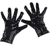 Mode adulte Costume habiller danse mousseux paillettes argent paillettes gants unisexe musique Festival scène Performance paillettes gant