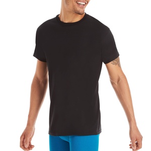 T-shirt de sport pour homme de qualité supérieure, col rond, logo imprimé, tissu tricoté respirant anti-rides, manches courtes, coupe classique - Product Image 4