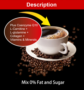 Café negro Arábica Boost Energy X-power, café de colágeno, café maca de riñón para mujer, Etiqueta Privada, vitalidad masculina, café Delgado - Product Image 4