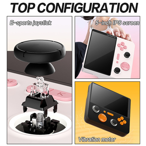 <span class=keywords><strong>Console</strong></span> de jeu vidéo portable E5 Plus <span class=keywords><strong>avec</strong></span> Wi-Fi, plus de 10 000 jeux, prend en charge la TV/le manette de jeu pour les lecteurs vidéo - Product Image 5