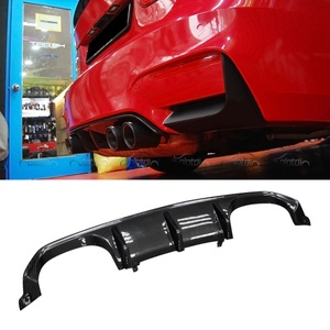 Difusor de Fibra de Carbono Estilo MP, Alerón Trasero, Aletas, Spoiler, Winglet, Splitter para BMW M3 M4 F80 F82 F83, Tuning Automotriz - Product Image 3