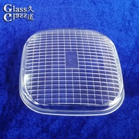 Éclairage LED linéaire en relief Led couverture diffuse verre prismatique clair