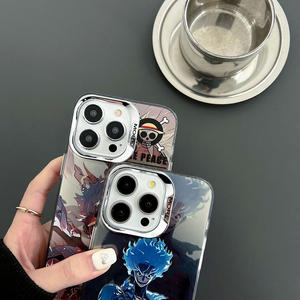 Fundas de teléfono de dibujos animados Anime One Pieces <span class=keywords><strong>Luffy</strong></span> <span class=keywords><strong>Zoro</strong></span> para iPhone XR 11 12 13 14 15 16 Pro MAX Plus IMD fundas de teléfono móvil a prueba de golpes - Product Image 4