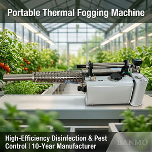 Machine de nébulisation thermique portable BANMO, réservoir en acier de 8 L, nébulisateur thermique, pulvérisateur agricole pour la lutte contre les parasites des plantes et la désinfection - Product Image 1