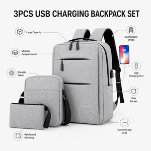 <span class=keywords><strong>Sac</strong></span> à dos pour <span class=keywords><strong>ordinateur</strong></span> portable, ensemble de 3 pièces, cadeau d'affaires, <span class=keywords><strong>sac</strong></span> pour <span class=keywords><strong>ordinateur</strong></span> de couleur unie, <span class=keywords><strong>sac</strong></span> pour <span class=keywords><strong>ordinateur</strong></span> portable minimaliste avec pochette <span class=keywords><strong>bandoulière</strong></span> - Product Image 6