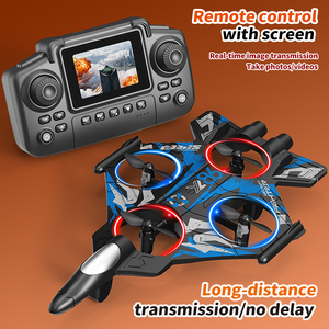 <span class=keywords><strong>Avion</strong></span> <span class=keywords><strong>RC</strong></span> d'entraînement en métal pour débutants avec maintien d'altitude, lumières, rotation à 360°, 2,4 GHz, prêt à voler en intérieur et en extérieur - Product Image 3