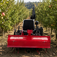 Cultivador Agrícola Compacto con Rotocultivador para Labranza, Deshierbe, Zanjado y Siembra